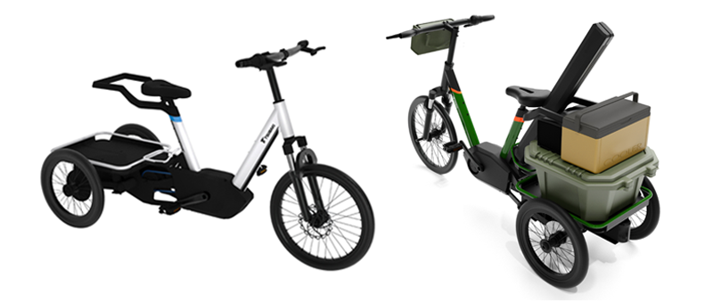 電動アシスト3輪自転車 「多目的e-Cargo」 「Bicycle-E・Mobility City